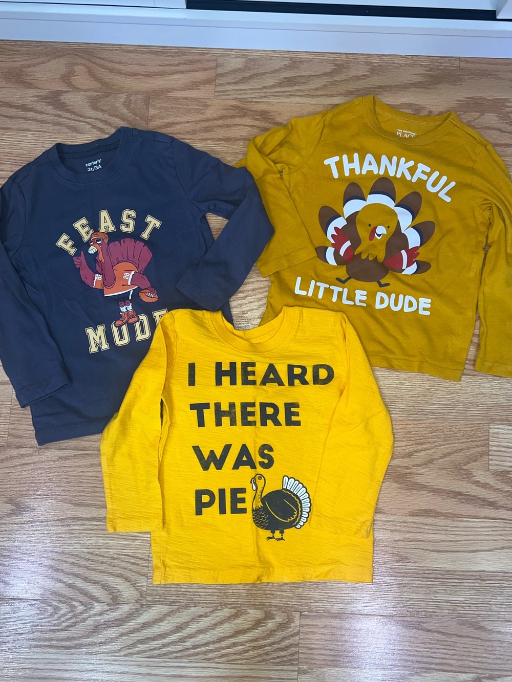 Thanksgiving Graphic Long-Sleeve Tees Bundle